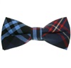 Papillon a Quadri Scozzesi Blu Marino e Rosso