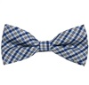 Papillon Tartan Blu e Nero
