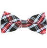 Papillon Tartan Nero, Rosso e Blu