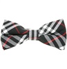 Papillon Tartan Nero e Rosso