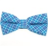 Papillon Quadri Scozzesi Turchese