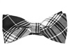 Papillon Scozzese a Quadri Bianco e Nero