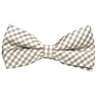 Papillon a Quadretti Vichy Bianco e Beige