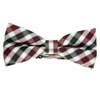 Papillon a Quadretti Vichy Bianco, Nero e Bordeaux