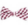 Papillon a Quadretti Vichy Bordeaux