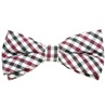 Papillon a Quadretti Vichy Bordeaux e Neri