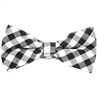 Papillon a Quadretti Vichy Nero e Bianco