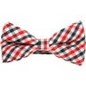 Papillon Quadretti Vichy Rosso e Nero