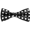 Papillon Nero a Pois Bianchi