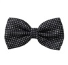 Papillon Nero con Pois Bianchi