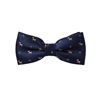 Papillon Bambino Blu Navy con Schnauzer Giallo
