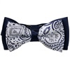 Papillon Bambino Blu Navy Design Grigio