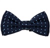 Papillon Bambino Blu Scuro Pois Celeste