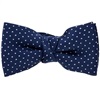 Papillon Bambino Blu con Pois Bianchi