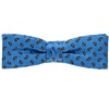 Papillon Bambino Blu con Cashmere Arancione