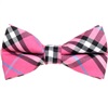 Papillon Bambino Tartan Fucsia e Nero