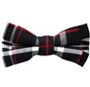 Papillon Bambino Tartan Nero Granato