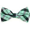 Papillon Bambino Tartan Verde e Nero