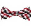 Papillon Bambino Quadretti Vichy Nero e Rosso