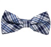 Papillon Bambino Tartan Scozzese Blu