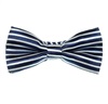 Papillon Bambino Righe Blu Marino Bianche