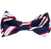 Papillon Bambino Righe Blu Navy e Rosso