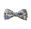 Papillon Bambino in Seta Gialla Paisley e Fiori