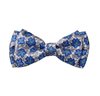 Papillon Bambino in Seta Blu con Fiori