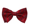 Papillon Bambino in Seta Bordeaux a Righe