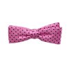 Papillon Bambino in Seta Rosa a Pois