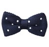 Papillon Punto Blu Pois Bianchi