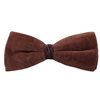 Papillon in Velluto Marrone