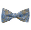 Papillon e Fazzoletto Giallo Cashmere Blu