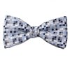 Papillon e Fazzoletto Blu Design Geometrico