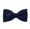 Papillon e Fazzoletto Blu Navy con Teschi