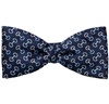 Papillon e Fazzoletto Blu Navy con Stampa Briglie Equestri