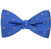 Papillon e Fazzoletto Blu Cachemire Marrone