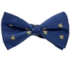 Papillon e Fazzoletto Blu con Anatre Gialle