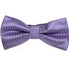 Papillon e Fazzoletto Viola a Quadretti