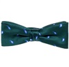 Papillon e Fazzoletto Bambino Verde Scuro con Cashmere Blu