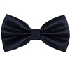 Papillon e Fazzoletto in Raso Blu Navy