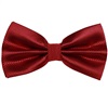 Papillon e Fazzoletto in Raso Bordeaux