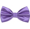 Papillon e Fazzoletto in Raso Viola