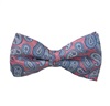 Papillon e Fazzoletto Rosa con Cashmere Blu