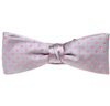 Papillon e Fazzoletto in Seta Bambino Grigio con Pois Rosa