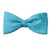 Papillon e Fazzoletto Turchese a Pois