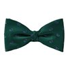 Papillon e Fazzoletto Verde Scuro Paisley Blu