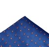 Fazzoletto Taschino Blu Francia Cashmere Marrone