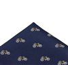 Fazzoletto da Taschino Blu Navy Biciclette