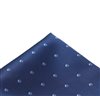 Fazzoletto da Taschino Blu Navy con Teschi